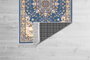 Conceptum Els1016 Alfombra de Pasillo Azul 80 x 150 cm
